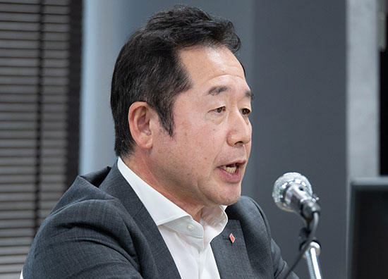 ecbeing Webセールス・オフィス 法人営業 DX化 働き方変革 Eビジネス営業本部 常務執行役員 富永成幸氏