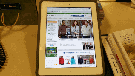 L.L.Bean初の店舗でネット通販できる専用スペースを設置