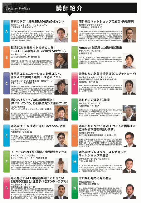 中小機構主催の「海外ネットショップ“まるごと”セミナー&大相談会 2014」