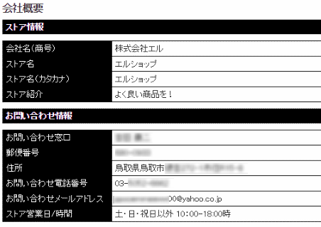 詐欺行為を行ったとみられる「エルショップ」の会社概要