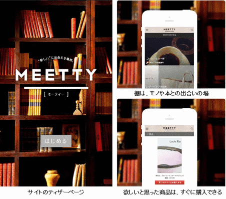 大日本印刷（DNP）が始める「DNPキュレーション型ECリンクサービス MEETTY」