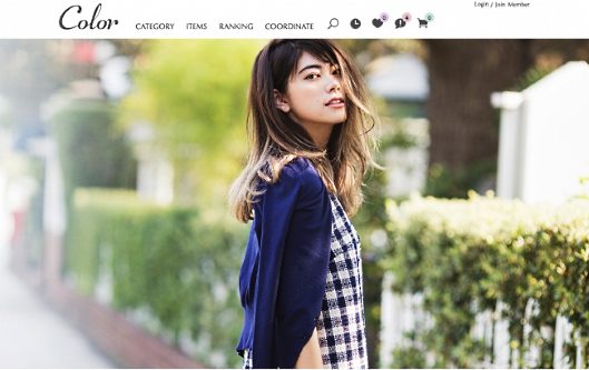 「fifth」のコードシェアが開設した、「動画×ファッション誌」用いる通販サイト「Color」