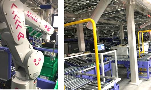 アスクルが展開しているピッキングロボット