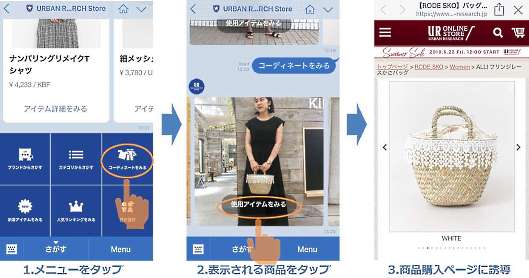 アーバンリサーチが、「LINE@公式アカウント」にチャットボットを活用した接客機能を導入