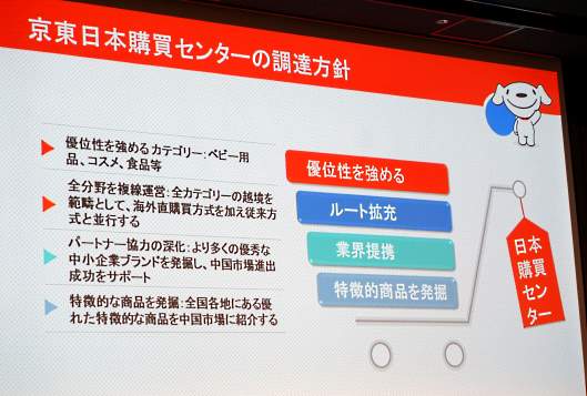 中国のECサイト大手「京東商城（JD.com）」を運営する京東集団が設立した購買センター