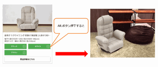 KDDIコマースフォワードはECモール「Wowma!（ワウマ）」にAR（拡張現実）機能を活用した大型家具の配置シミュレーション機能を導入