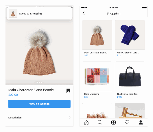 Instagramが動画投稿にもショッピング機能