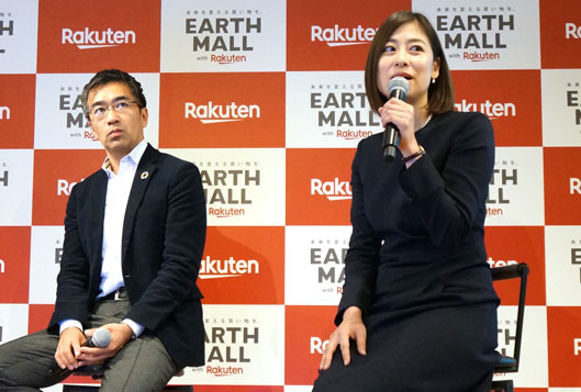 慶應義塾大学大学院政策・メディア研究科教授 慶應義塾大学SFC研究所×SDG・ラボ代表 蟹江憲史氏（左）とエシカル協会 代表理事 末吉里花氏（右）