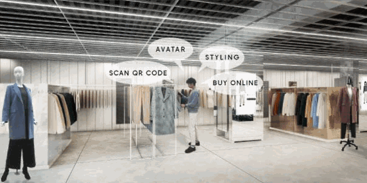 ジーユーは、商品サンプルのみを陳列し、顧客が試着後にECサイトで商品を購入する新型店舗「GU STYLE STUDIO」を東京・原宿に出店した