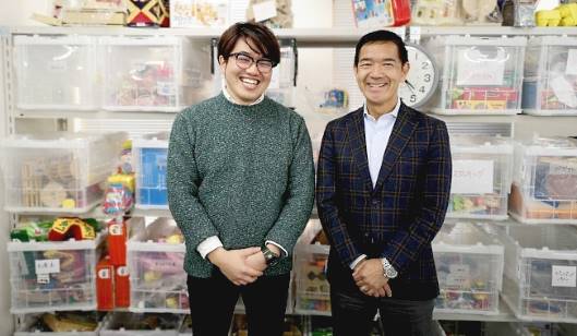 トラーナの志田典道社長と千趣会の前社長・星野裕幸氏
