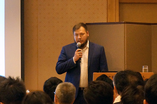 ロシア郵便 マーケティング&コーポレートコミュニケーション プロジェクトリーダーで副局長補佐のDmitriy Khorunzhiy氏