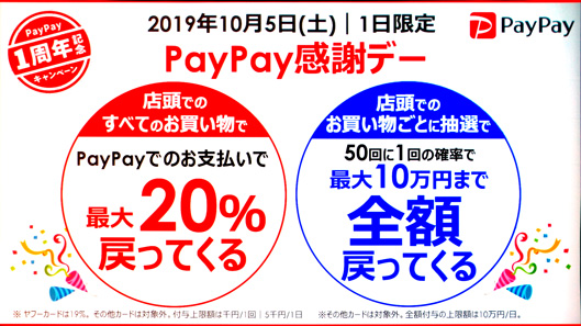 PayPay感謝デー