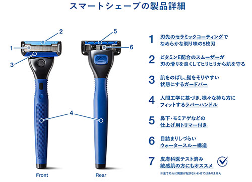 シック・ジャパン スマートシェーブ SMARTSHAVE サブスクリプション カミソリ サブスク