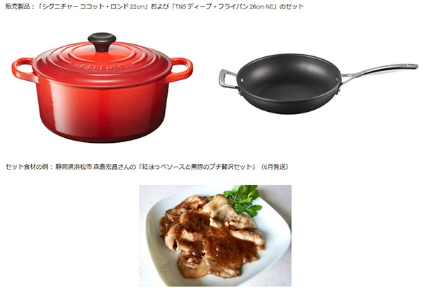 ポケットマルシェ メーカーとの共同企画「ポケマルな、おいしいお道具」 4月のセット商品