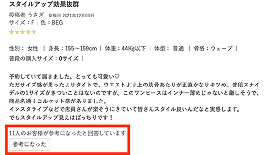 ウサギオンライン USAGI ONLINE ZETA VOICE導入 評価の高いレビューを上位に表示