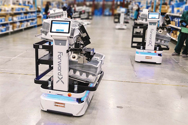 オルビス 物流 AMR 自律走行搬送ロボット 効率化 省人化 生産性向上