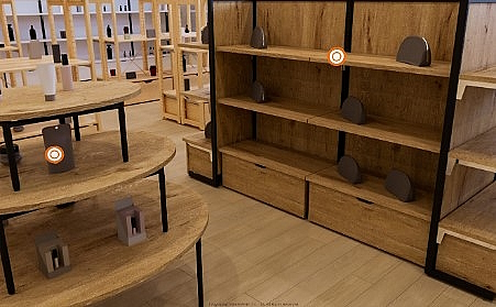 リアルに近い質感にこだわっているという商品の3DCG