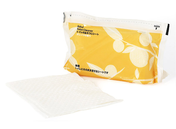アスクル TOKYOエシカルマルシェ ファスナー付きトイレ掃除シート エシカル商品